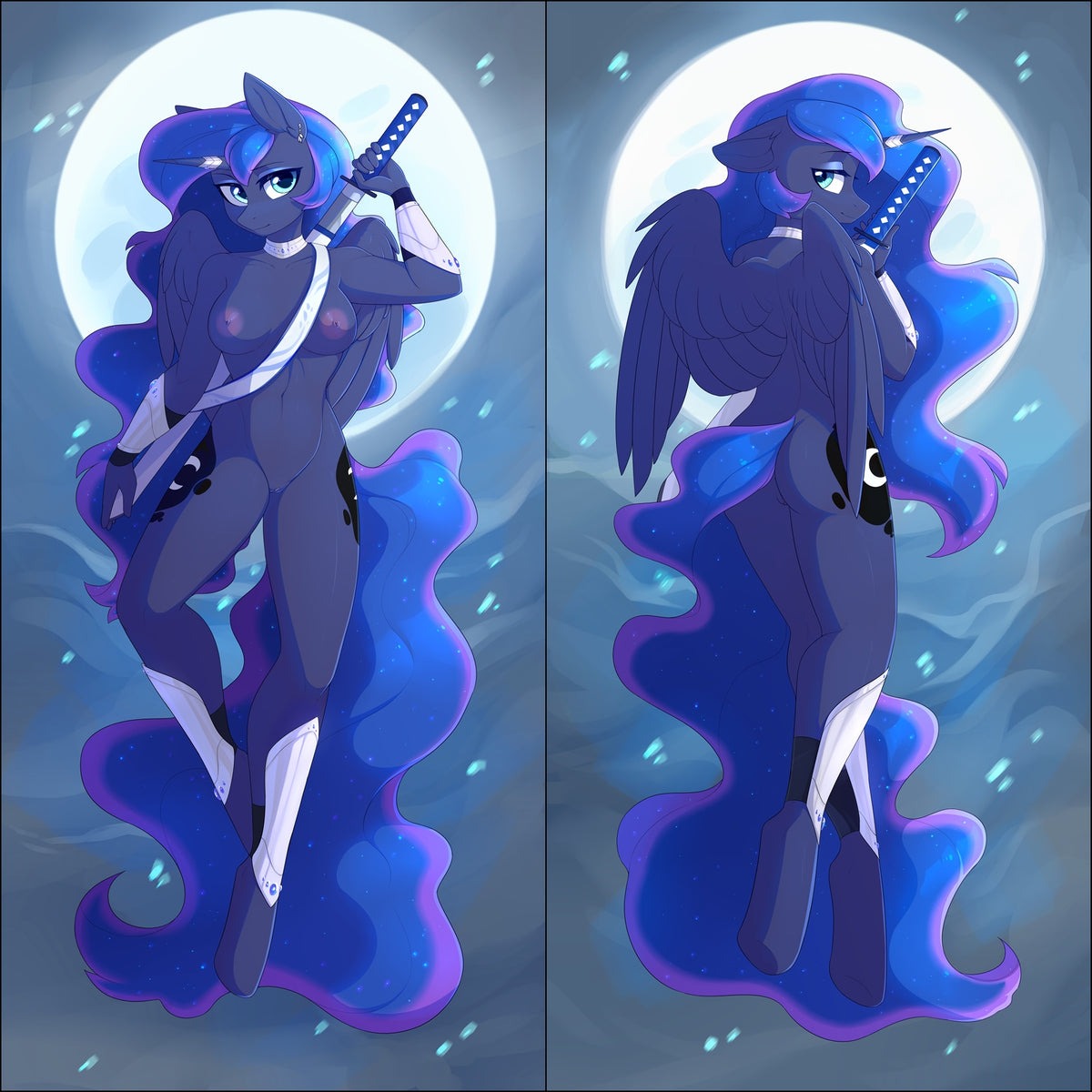 Inflatable body pillow Warrior Princess Luna by Fensu