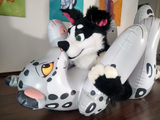 Inflatable Snow Leopard by Lizet