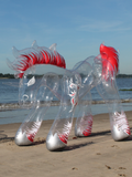 Night Fire - the inflatable gothic unicorn