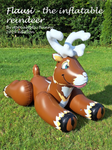 Flausi - the inflatable reindeer