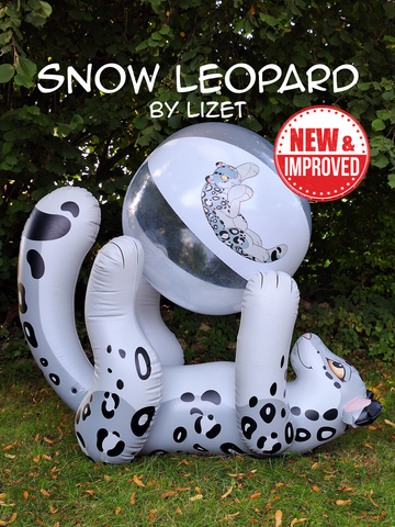 Inflatable Snow Leopard by Lizet