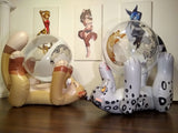 Inflatable Snow Leopard by Lizet