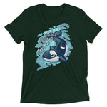 Tri-blend Short Sleeve T-Shirt - Inflatable Orca by Dirty Bird